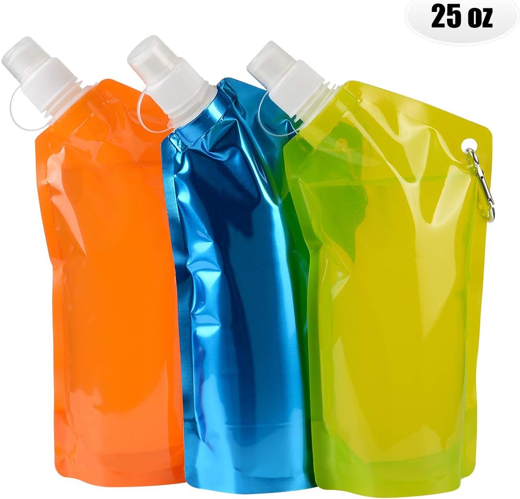 Plastic Flasks Pouch Kit Concealable and Reusable for