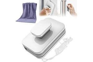 RANDJ Magnetic Windshield Cleaner Tool, Double-Sided Window Cleaner Glass Wiper, Magnetic Window Cleaner, Magnetic Windshield Cleaner for High Rise Double Glazed Windows Thickness