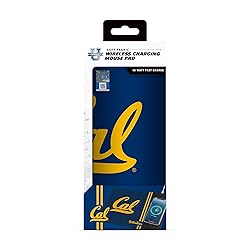 SOAR NCAA Wireless Charging Mouse Pad, Cal Golden