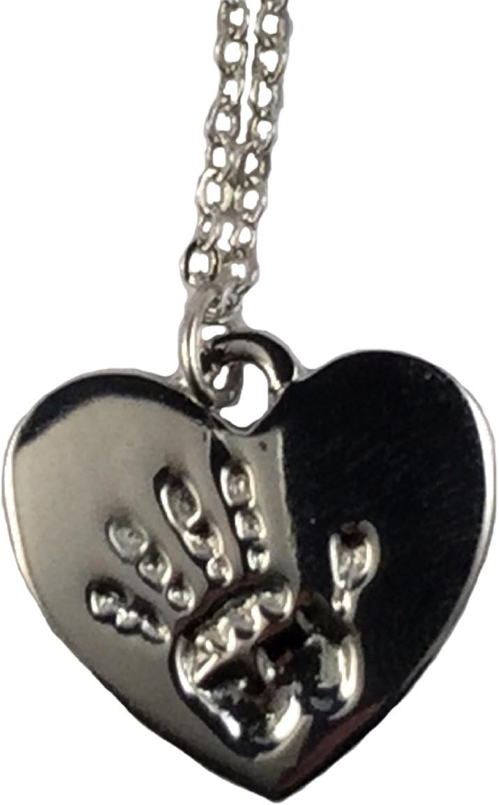 MAG Jewelry Handprint Heart Pendant