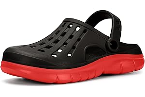 Sisttke Womens Mens Garden Clogs with Arch Support Garden Shoes Slip-on Outdoor Slippers Beach Sandals