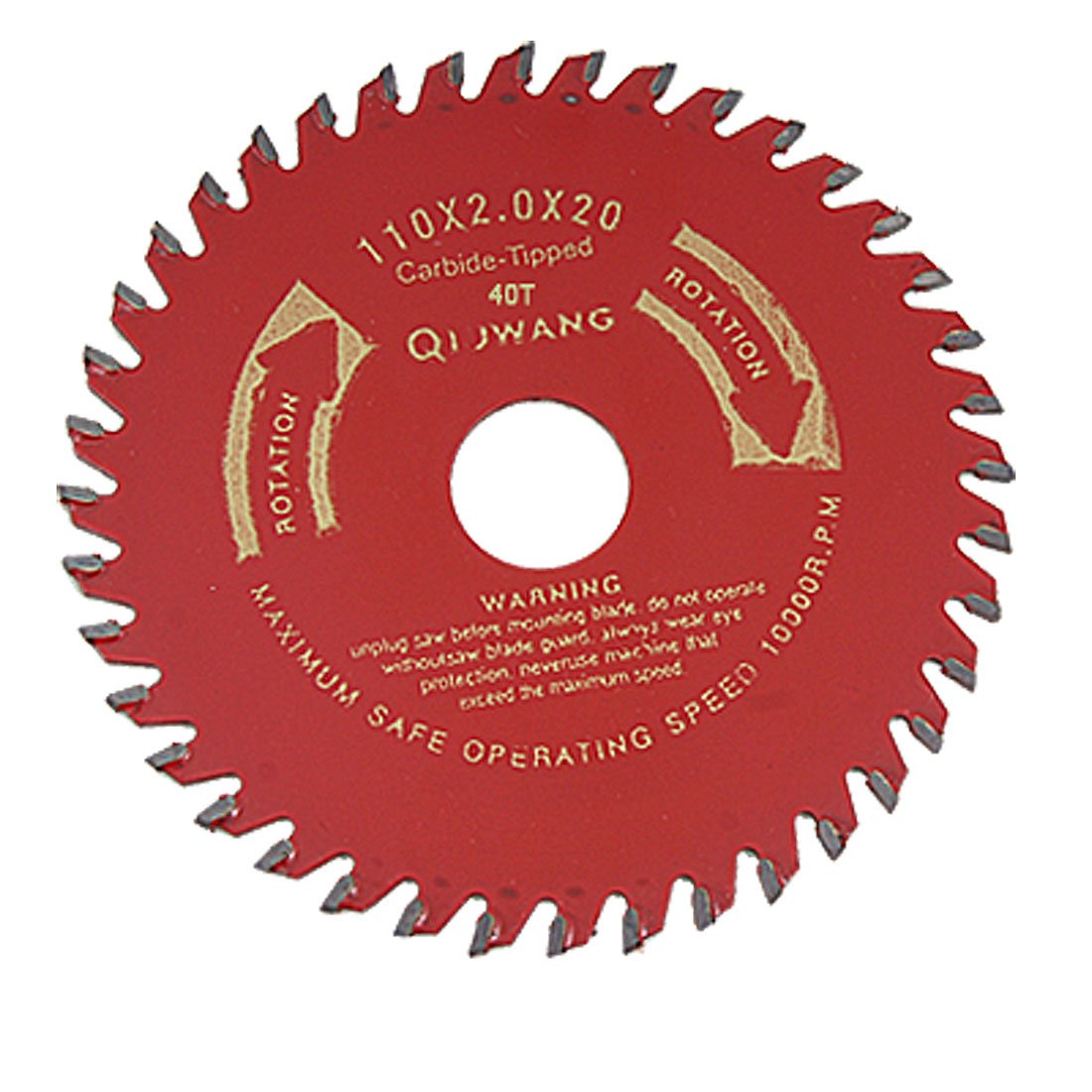 Circular 40T 110mm Dia Red Saw Blade for Wood Cutting Amazon.co.uk DIY & Tools