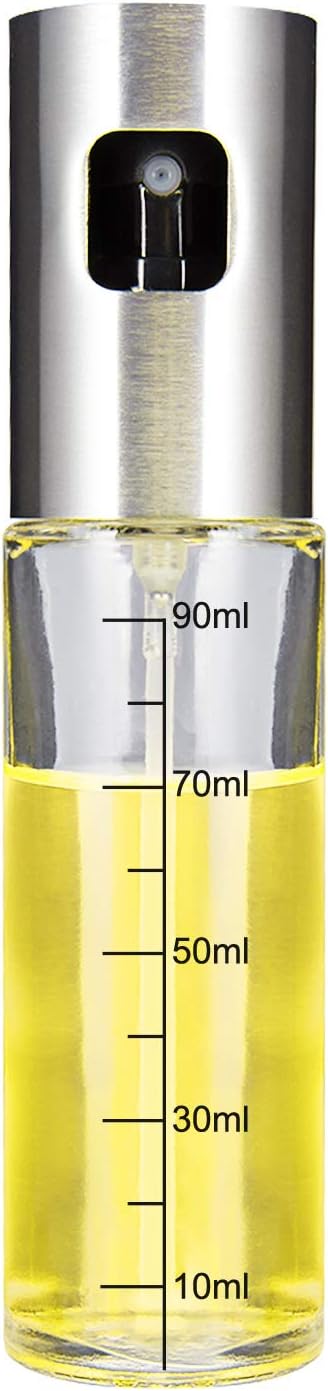 Amazon オイルスプレー 料理用 100ml Itrunk 油 スプレー ボトル 霧吹き Olive Oil Spray オリーブオイル ミスト 透明ガラス 油 醤油 調味料 アルコールなど 洗浄ブラシ 漏斗 料理ブラシ付き 調味料入れ オンライン通販