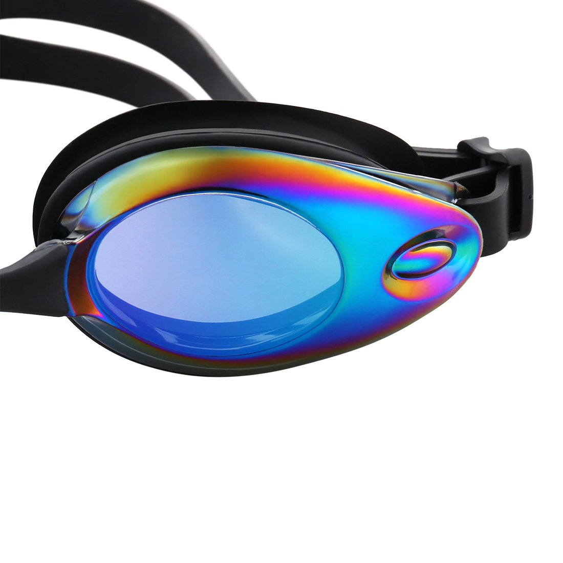 Caiyuangg Occhiali da Nuoto Sportivi con Protezione Anti-appannamento, Protezione UV al 100%, Naselli Intercambiabili, Inclusa Custodia per Adulti, Bambini, Uomini e Donne