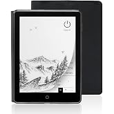 Veidoo 6 Inch E-Book Reader with Large E-Ink Screen, 32GB ROM, 758 x 1024, 212DPI, Adjustable SMARTlight, Android E-Reader, Built-in Speaker, WiFi E-Ink Tablet with Cover(Black)