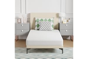 FDW Twin Mattress,6 Inch Gel Memorys Foam Mattress, Medium Firm for Cool Sleep Pressure Relief, CertiPUR-US Certified/Bed-in-