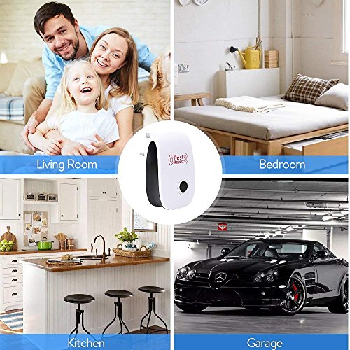 Pest Control Ultrasonic Pest Repeller, Non-Toxic, Humans & Pets Safe, Electronic Plug in Repellent Indoor for Insects, Mosquitoes, Mice, Spiders, Ants, Rats, Roaches - Thumbnail 4