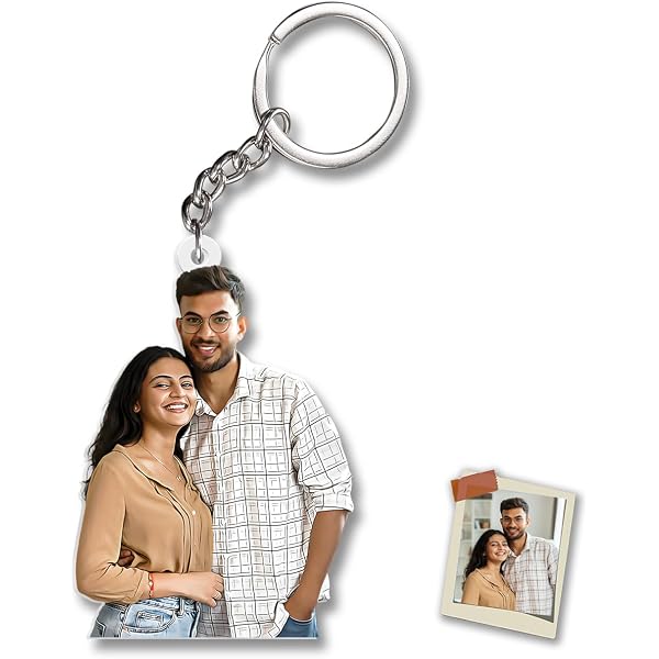 Youdian Custom Acrylic Keychain With Your Photo - Personalized Gift For Family & Friends (2-5 Inch) - View #4