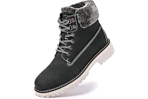 CARLKARIDA Women's Waterproof Hiking Boots - Lightweight Non-Slip Ankle Boots for Trekking