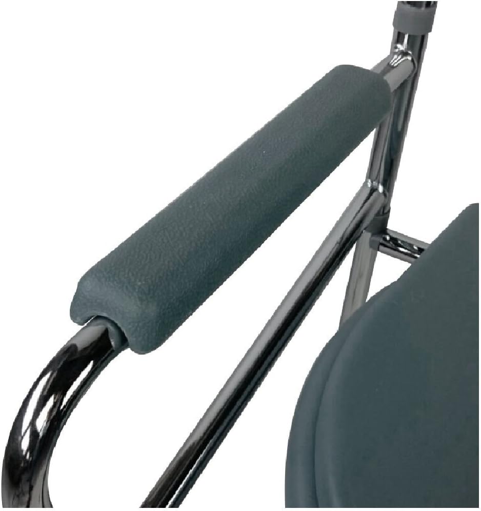 Mobiclinic, Puente, Toilet Seat Commode, WC Chair, Toilet Chair for Disabled and Seniors Folding Commode Chair, Armrests - Image 5