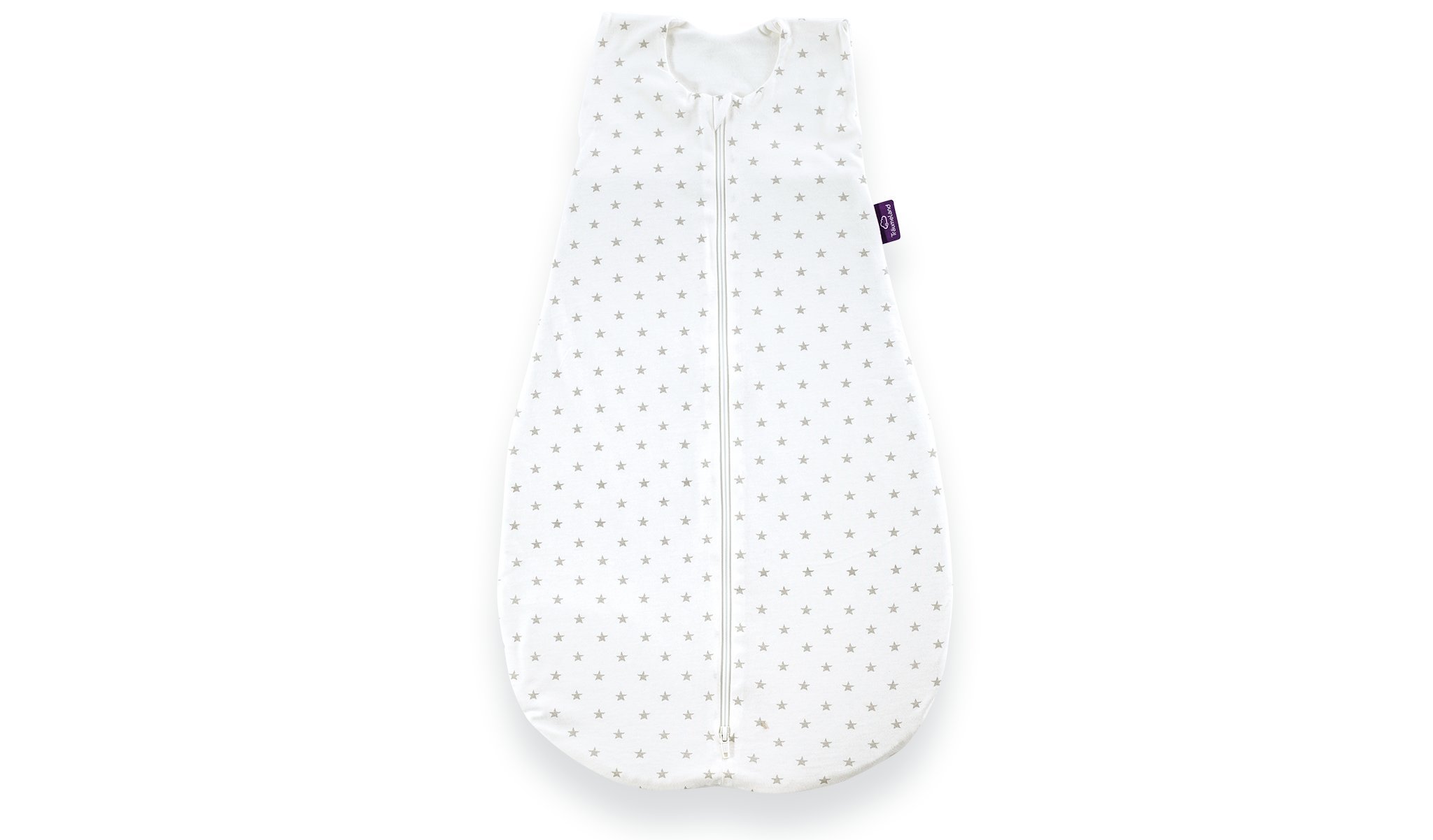 Träumeland S0200103 Summer Sleeping Bag with Love Design Grey Stars Size 70 cm