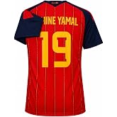 Spain #10 Men&rsquo;s Soccer Jersey 2026 Fan Version Short Sleeve Shirt for Game Day, Training, or Casual Wear