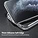 iPhone 11 pro max case Clear 2019 6.5 inch FLOVEME PC TPU Ultra Comfort-Grip Cell Phone Cases Compatible for Apple iPhone 11 Pro Max Protective Case Cover Basic Accessories Support Wireless Charging