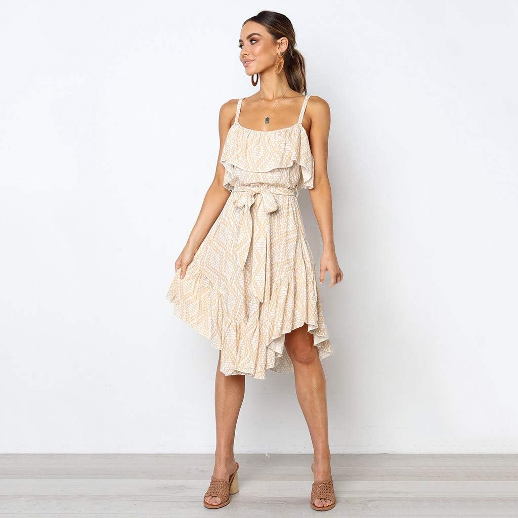 beige summer dress