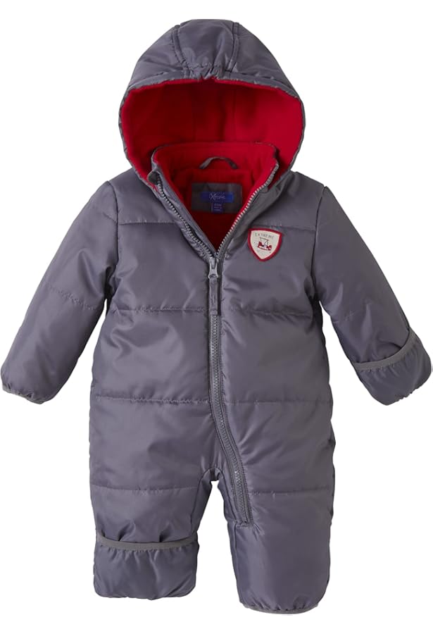 輸入雑貨のサニーネット1号店JiAmy Baby Hooded Romper Snowsuit With Gloves Booties