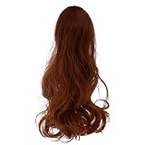 CUTICATE Elegant Long Curly Hair with Neat Bangs