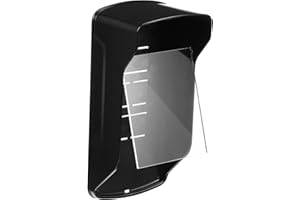 Lurrose Weatherproof Ring Doorbell Cover with Acrylic Rain Shield, Outdoor Doorbell Protective Case