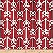 Premier Prints Arrow Macon Timberwolf Red Fabric By The Yard