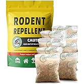 fcesiweg Rodent Repellent, Mice Repellent, Peppermint Rat Repellent, Keep Rodents Out of House/Cars/Rvs/Garages, Natural Mouse Repellents, Indoor & Outdoor 3 Months Protection, 8P