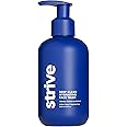 Strive - Deep Clean Hydrating Face Wash - Brightening Mens Facial Cleanser, Fragrance Free, Pore Clearing, Refreshing with Aloe Vera, Hyaluronic Acid & Niacinamide - All Skin Types - 200mL