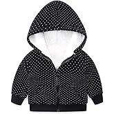 Mud Kingdom Boys Girls Full-Zip Hooded Sweatshirt Fur Lined Funny Pattern 6 Months-8 Years