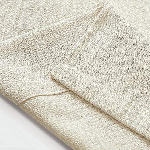 TWOPAGES Blackout Curtain Room Darkening Linen Curtains Drapery Panel for Living Room Bedroom Meetingroom Club Theater Patio Door (Custom) ¡
