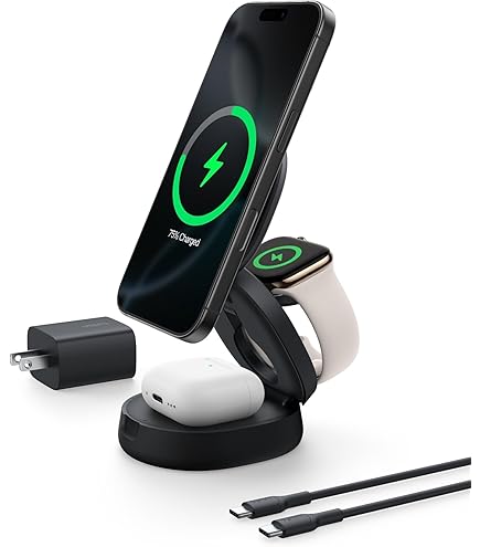 Belkin 3-in-1 MagSafe-Compatible Wireless Charging Station
