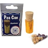 MilesMagic Magician's Pea Can Gimmick | Peas Transforming into Clear Water | Beans Transformation Real Mentalism Close Up Street Magic Trick, Aluminum