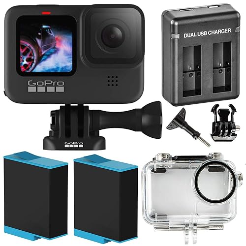 GoPro HERO9 Hero Black Action Camera with The Starter Accessory