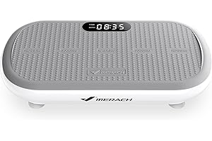 MERACH Vibration Plate Exercise Machine, Vibration Plate with Bluetooth and Silicone Pedal, Vibrating Plate Exercise Machine 