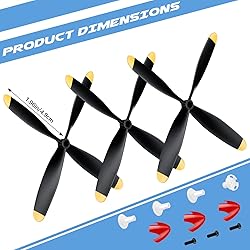 Hollowfly 3 Sets Spare RC Plane Propellers
