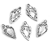 JGFinds Native American Inspired Arrowhead Pendants, Charms for DIY Jewelry Making, 20 Pack
