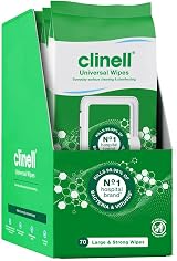 Clinell Universal Cleaning Wipes for Home 4 Pack 70 XL Each 280 Wipes