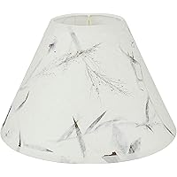58302 Drum Shape UNO Lamp Shade, Off White 8"x8"x8