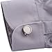 H&H HJ Men's Jewelry Cuff Link Round Button Cover Color Silver