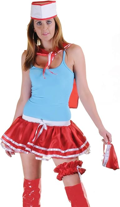 ladies sailor hat and scarf