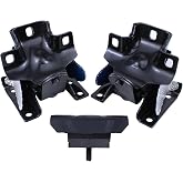 Front Engine Motor Mount and Transmission Mount for Chevrolet,GMC,Cadillac | for Cadillac Escalade Chevrolet Silverada 1500 2500 3500 Sunburban Tahoe GMC Sierra 1500 Classic Yukon 4.8L 5.3L 6.0L