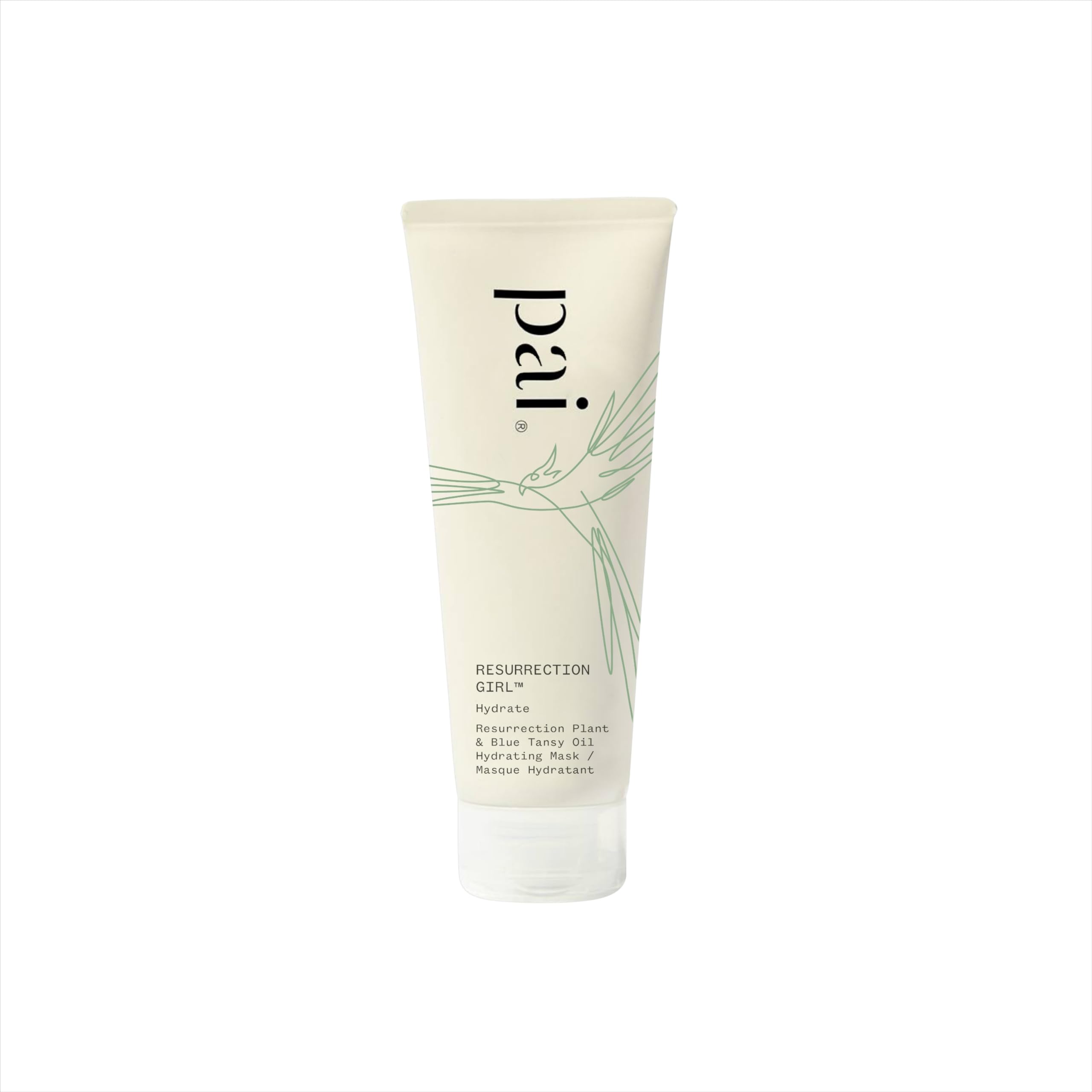 Pai Skincare - Hydrate | RESURRECTION GIRL Prebiotic Intensive Hydration & Plumping Mask, Hyaluronic Acid, Blue Tansy & Resurrection Plant. B-Corp, Organic, Cruelty-Free, Vegan, Made In London - 75 ml
