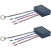 3 Way Touch Sensor Dimmer, Touch Light Dimmer Switch Control Sensor, Touch lamp Repair Kit Control Module, Lamp Desk Light Parts, Replacement Sensor(Size:2pcs)