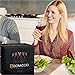 Wine Opener with Foil Cutter, Corkscrew and Foil Remover, Stainless Steel, One Touch Wine Bottle Opener
