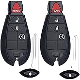 SUPALAND Key Fob FOBIK Keyless Remote Start Replacement Fits for Dodge Ram 1500 2500 2009-2011 2012 Grand Caravan Charger Challenger Durango Journey Jeep Grand Cherokee Commander Chrysler Town Country