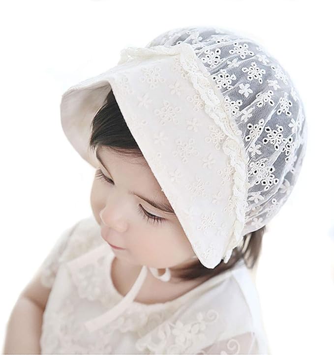christening hat for baby girl