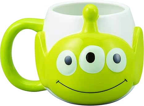 Amazon サンアート マグカップ グリーン 350ml ディズニー トイ ストーリー フェイス マグ エイリアン San2963 2 子ども用コップ オンライン通販