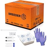 Breeder's Box Dog Semen Shipping for Breeders, Disposable Semen Transport, Canine Semen Shipping Box, Cools up to 48 Hours, Disposable Semen Transport