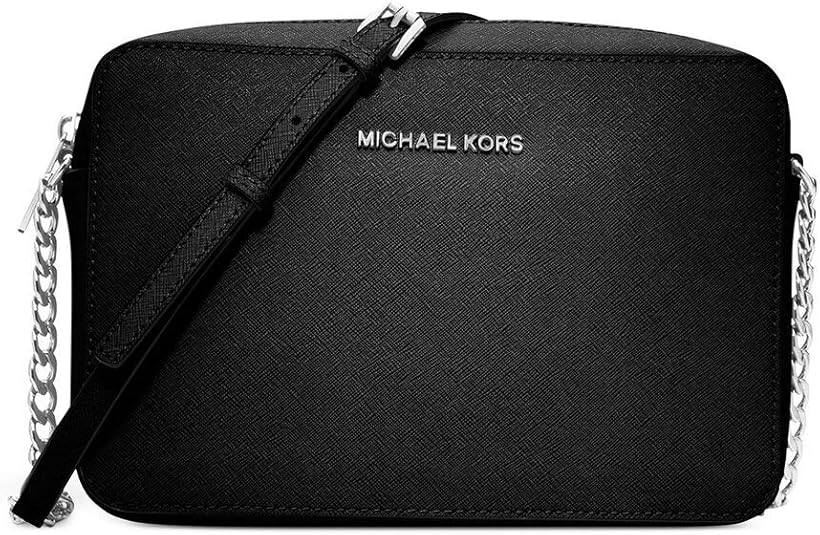 Michael Michael Kors Leather & Canvas Crossbody Bag Handbags