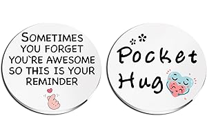 Davrock Stocking Stuffers for Women 2025 Inspirational Adult Stocking Stuffers 2025 Useful Gifts For Young Men Woman Novelty Random Self Care Motivational Gift For Her Him Coin White Elephant Gifts