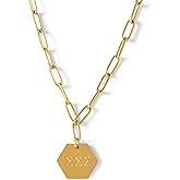 Sorority Shop Sigma Sigma Sigma Paperclip Necklace — SSS 18K Gold Plated Sorority Gifts Necklace, Long-Lasting Sigma Sigma Sigma Gifts for Women