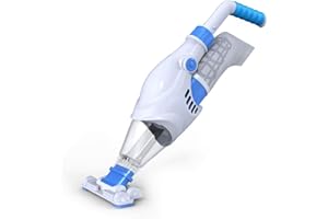 JLeisure Avenli Clean Plus 290717 Rechargeable Cordless Handheld Pool Vacuum Cleaner for Small In Ground and Above Ground Pools and Spas