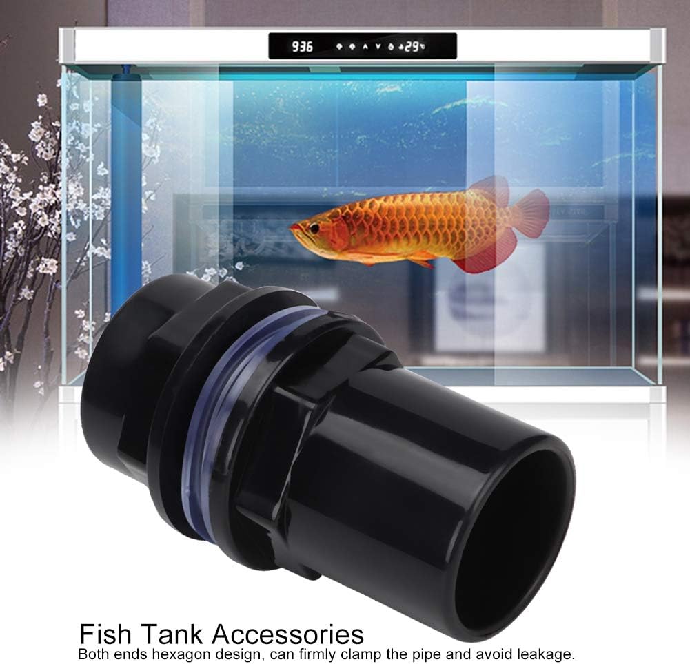 Pssopp Hffheer Aquarium Hose Adapter PVC Fish Tank Water Pipe Adapter Converter Connector 5 Pcs Aquarium Fittings Water Hose Connector Tank Air Tube Adapter Aquarium Accessories (32mm) - Image 3
