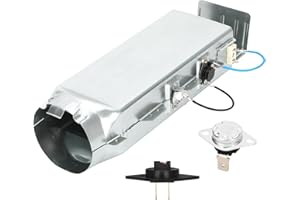 AREMAE DC97-14486A Dryer Heating Element Upgrade OEM DC96-00887A,Fit for Samsung Dryer dv45h7000ew/a2 dve50r5400v/a3 dve50r5200w/a3,Replace DC97-14486D AP4342351 (with DC32-00007A DC47-00016A)